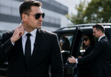 Student undertaking close protection and VIP security training at NSTA Central Melbourne, Victoria