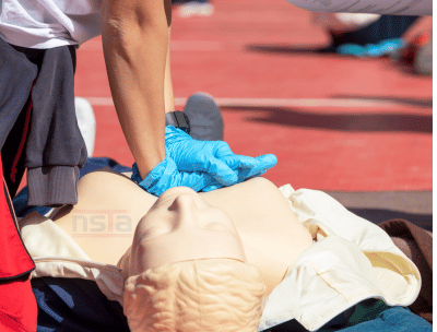 First aid training session at NSTA Central™ in Melbourne VIC