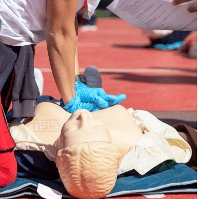 First aid training session at NSTA Central™ in Melbourne VIC