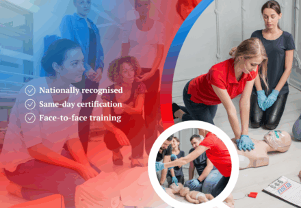 First aid training in progress at NSTA Central in Victoria